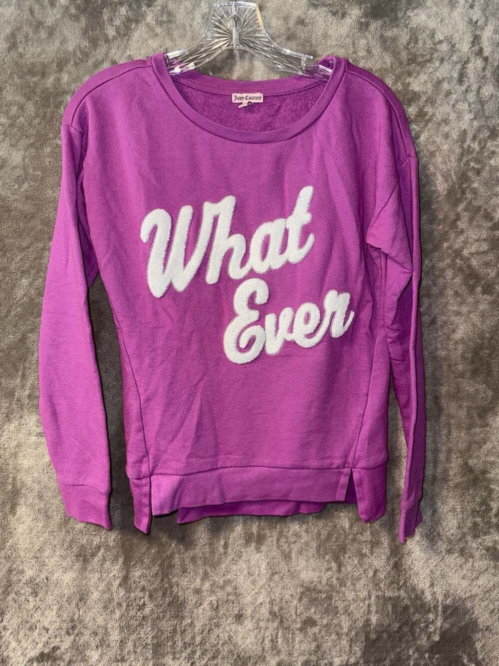 Juicy Couture What Ever Graphic Sweatshirt Size S